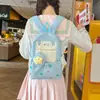 Mochila Estilo Coreano Ins para Alunos do Ensino Fundamental e Médio para Meninas Grande Capacidade Fresca Doce Duas Alças Mochila de Viagem Casual Fofa