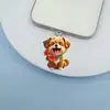 Protetor de Poeira Criativo de Flor de Acrílico Transfronteiriço para Cão, Pendente Padrão para Carro, Decoração de Carro