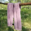 Bufanda para Mujer, Cálida para Otoño e Invierno, Suave y Amigable con la Piel, Felpa Pura Suave, Tejido Calado, Nueva Versátil de Cachemir, Negra