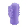 En stock cepillo de dientes de silicona para dedos de mascota cepillo de dientes especial para mascotas cepillo de dientes desechable cepillo de dientes de silicona de dibujos animados al por mayor