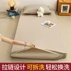 Funda de colchón de algodón puro para dormitorio estudiantil 90x190 cremallera completa individual sábana bajera de algodón protector de colchón
