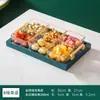 Prato de Frutas de Luxo Leve para Casa Sala de Estar Mesa de Centro Prato para Frutas Secas Nozes Doces Caixa de Armazenamento Prato para Petiscos Refrescantes