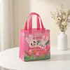 Bolsa de Regalo para Snacks de Conejito de Pascua de Dibujos Animados en Tela No Tejida para Niños, Bolsa de Compras de Alta Gama para Dulces de Halloween