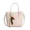 Bolsa de mão de palha vintage para mulheres, bolsa transversal estilo férias, mini bolsa de ombro simples, elegante e versátil para mulheres