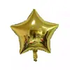 Globo de película de aluminio de 24 pulgadas con forma de corazón y estrella de cinco puntas, decoración de boda, decoración de fiesta de cumpleaños, escena, suministros de boda en forma de corazón