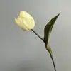 Lujo Accesible Morandi Flor de Pvc Tulipán Artificial Ramo Artificial Decoración de Boda Ramo de Novia Venta al por Mayor Decoración Suave para el Hogar