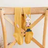 Medias de Panty para Muñecas Niñas Color Contrastante Pantalones de Algodón para Bebé Leggings para Niñas Ropa Exterior Ab Calcetines de Pie Color Caramelo para Niños