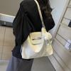 Bolso Rojo de Estilo Occidental de Gran Capacidad para Mujer 2024 Nueva Moda Mochila para Viaje al Trabajo Bolso de Hombro Tipo Cubo