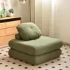 Sofá preguiçoso, sofá-cama bloco de tofu, tatami individual para varanda de apartamento pequeno, sofá de tecido para sala de estar, sofá mochi removível e lavável