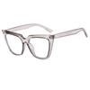 Armazones de Lentes Estilo Xiaohongshu, Armazones de Lentes Ojo de Gato Únicos, Lentes de Moda para Celebridades de Internet con Bloqueo de Luz Azul sin Graduación