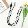Cadena Creativa Tejida a Mano para Teléfono, Estilo Largo, Se Puede Llevar Cruzada, Cordón Simple y Duradero, Accesorio de Llavero de Moda