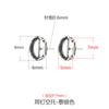 Aretes de plata esterlina 925 soporte vacío aretes retro dorados para mujer aretes diy cera de abeja aretes de turquesa soporte vacío accesorios