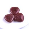 Piedra Natural de Venta Caliente Transfronteriza 30*12 Corazón No Poroso Cristal Rosa Accesorios de Juguete Arqueológico Corazón DIY Pequeño Regalo