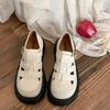 Sandalias Romanas de Moda Casual Retro Blancas de Suela Gruesa para Mujer 2025 Nuevo Verano para Exterior Antideslizantes Zapatos Individuales Frescos