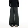 Pantalones Casuales a Cuadros Retro Americanos para Hombres y Mujeres, Primavera y Otoño Rectos Sueltos de Pierna Ancha de Nicho de Moda para Parejas