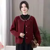Coleção Outono/Inverno 2026 Transfronteiriça: roupa de exterior nova, estilo chinês, emagrecedora, moderna, casual, plus size e que rejuvenesce