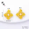Pingente de Cruz de Cobre Banhado a Ouro com Retenção de Cor de Longa Duração, Pingente Vajra de Alta Qualidade Escovado, Acessórios de Joias com Pulseira Cravejada de Diamantes