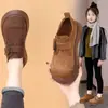 Zapatos Birkenstock de suela gruesa para mujer, nueva colección otoño 2026, mocasines de gamuza, sencillos, aptos para personas menudas, casuales, versátiles y antideslizantes