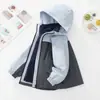Chaqueta Gruesa para Niños 3 en 1 Desmontable de Corte Holgado con Forro Polar 2025 Nueva Elegante Abrigo para Bebé de Moda