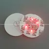 Posavasos Luminoso Led Colorido Parpadeante Pegatina para Taza con Luz Pegatina para Base de Botella Suministros de Bar Promoción de Bebidas Regalo Publicitario