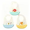 Babeiro para Comer Bebê Silicone Comida Sólida Impermeável para Crianças Uso Infantil Silicone