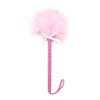 Pluma, Pelo Artificial, Palo Divertido para Gato, Pluma con Lazo, Parche de Plumas No Disparable, Palo de Pelo de Restricción