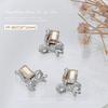 Acessórios Populares de Liga para Nail Art, Luxo Leve, Sensação de Alto Padrão, Strass de Laço Champagne Super Brilhantes para Unhas, Acessórios de Unha Usáveis, Brilho Deslumbrante