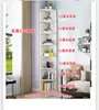 Gabinete de Esquina Personalizado, Gabinete de Almacenamiento Blanco de Madera Maciza, Combinación de Gabinetes Multicapa para Esquina de Dormitorio, Exhibición de Esquina al Lado de la Cama Sofá