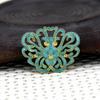 60524-1 Cobre Antiguo DIY Base de Cobre Pintura al Óleo Cloisonné Hecho a Mano Pasador Corona de Cabello Mariposa Materiales Accesorios 24*30mm