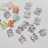 Letra de esperanza molino de viento de vidrio colgante perforado de 20*20 mm accesorios para joyería diy material de cuentas hecho a mano al por mayor