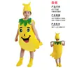 Disfraz de Performance de Frutas para Niños Arándano Melocotón Pitahaya Personaje de Cosplay Mangostán Plátano Uva