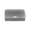 Caja Cuadrada de Plástico PP Semitransparente al por Mayor Caja de Empaque para Joyería Papelería Caja para Artículos Pequeños Caja de Almacenamiento de Piezas con Tapa