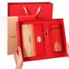 Set de Regalo Caja de Cuaderno y Termo Guochao, Personalizable con Logo, Taza de Café, Souvenir Corporativo de Negocios, Regalo para Eventos