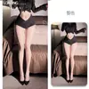 Medias Shuoyao Brillo Infinito Ultradelgadas Aceite de Caballo Transparentes Sexy Medias Sexy Hasta la Rodilla Muslo A79
