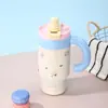 Nova Caneca Térmica de Alça de Alto Valor Gigante de Aço Inoxidável 316 Ice Buster Cup Grande Capacidade Separador de Chá e Água Copo de Água