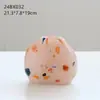 Bixuan Sherlock Florero de Vidrio de Color Decoración para Sala de Estar Creativo Florero para Flores Secas Adorno Florero Hidropónico Venta al por Mayor