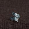 Anillo King Foot de Ciervo Dorado Plata S990 Artesanía Tailandesa Vintage Anillo al por Mayor Moda Xiangyun Anillo Abierto Ancho de Plata para Mujer