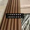 Novo estilo chinês bambu fibra de madeira sem costura painel de parede integrado impermeável teto grade de fundo de TV parede grande parede painel decorativo