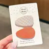 Pinza para el pelo de cuadros con forma de corazón para niñas, Pinza lateral para la frente, Organizador de pelo para la parte trasera de la cabeza, Pasador mágico, Accesorio para el pelo