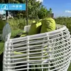 Procesamiento de Sofá de Ratán para Exteriores Combinación de Mesa y Sillas de Ratán para Jardín, Villa, Hotel, Lugar Turístico, Terraza Exterior