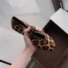Versión de Piel de Oveja del Mismo Estilo, Zapatos Mary Jane Versátiles con Estampado de Leopardo para Mujer, Punta Redonda, Correa Única, Tacón Bajo, Estilo Juvenil, para Primavera y Otoño
