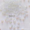 4mm punta doble serie Jade Cristal bordado francés cuentas de diamante diy pendientes de botón hechos a mano accesorios de joyería