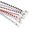 Cadena para gafas cadena colgante correa antideslizante para gafas cordón para gafas de lectura cadena de cuello colgante de color cordón colorido anticaída verde morado