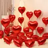 Globos de Papel de Aluminio de 18 pulgadas Color Caramelo Crema Forma de Corazón Globos de Papel de Aluminio para Compromisos, Fiestas Infantiles, Cumpleaños y Decoración de Habitaciones de Bodas