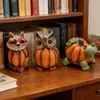 Decoraciones de Halloween Transfronterizas, Linternas de Calabaza, Decoraciones de Escena, Accesorios Luminosos, Atmósfera de Casa Embrujada, Fantasmas Esqueletos