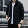 Chaqueta Casual para Hombre 2026 Otoño Nueva Tendencia Estilo Coreano Marca Versátil con Capucha Ropa para Hombre