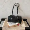 2026 Estilo Coreano Simple Nuevo Bolso de Hombro Único Bolso Boston Almohada Bolso de Sensación de Alta Gama Bolso Baguette para Debajo del Brazo Bolso Casual para el Viaje