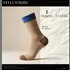Calcetines Personalizados Profesionales, Calcetines de Exportación Personalizados de Moda, Calcetines de Moda con Letras de Algodón Peinado para Hombres y Mujeres, Zhuji