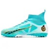 Zapatos de Fútbol de Caña Alta Transfronterizos para Adolescentes, Ag Clavo Largo y Multitacos Profesionales para Competición y Entrenamiento, Disponibles para Venta al por Mayor Zapatos de Fútbol Multitacos
