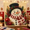 Pintura de diamante 5D transfronteriza Amazon nuevo producto temática navideña pintura de diamante de perlas 5D DIY pintado decorativo con incrustaciones de diamante hecho a mano para venta al por mayor de comercio exterior